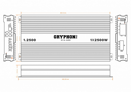 Усилитель DL Audio Gryphon Pro 1.2500 1-канальный (1/3)
