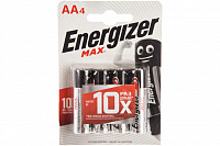 Элемент питания Energizer MAX LR6(AAx4) BL4																			