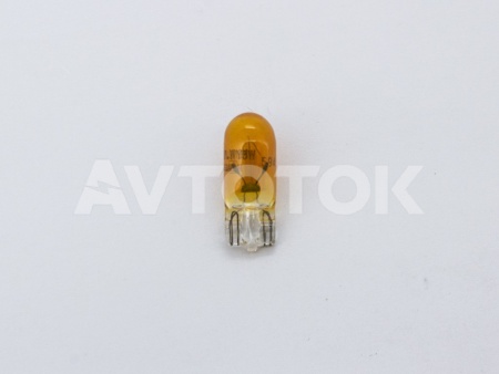 Лампа Koito 12V 5W - без цоколя T10 WY5W оранжевая