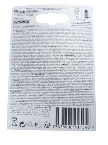 Фото energizer cr1620 lithium battery 3v bl1 Energizer CR1620 Lithium Battery 3v BL1