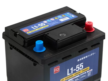 Фото аккумулятор fq l1-55 ёмк.55 ач. п.т. 430 а Аккумулятор FQ L1-55 ёмк.55 Ач. п.т. 430 а