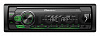 магнитола 1DIN (178х50) PIONEER MP3/USB MVH-S110UI (зеленая подсветка кнопок)