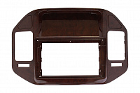 Рамка для установки в Mitsubishi Pajero III 1999 - 2006 MFB дисплея орех