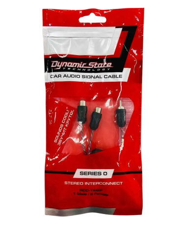 Dynamic State RCC-1M2F SERIES 0 RCA кабель 0.25м