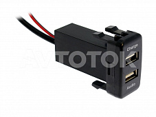 USB разъем в штатную заглушку для Toyota (USB зарядка+ Аудио) RP-UC14