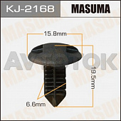 Клипса автомобильная (салонная, чёрная) Masuma 2168-KJ