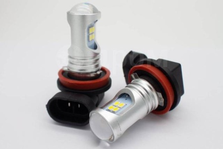 Лампа светодиодная Blick H8/H11-3030-12SMD Белый 12v 2шт.