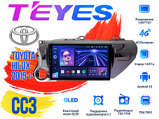 Штатная магнитола Toyota Hilux (2015+) TEYES CC3 DSP Android