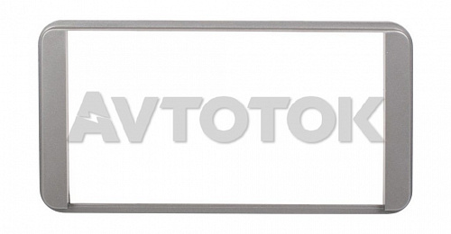 Рамка для установки в Toyota Rav4 (2001-2005) серебряная YE-TO003