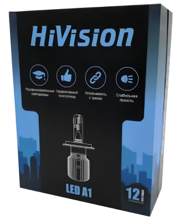 Лампа светодиодная HiVision A1 H4 6000K