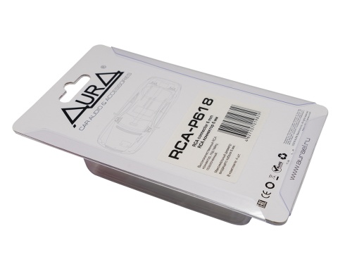 Aura RCA-P618 RCA коннектор, 6 мм вход, (4 шт)