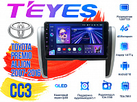 Штатная магнитола Toyota Premio, Allion (2007-2016) TEYES CC3 DSP Android