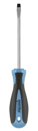 Отвёртка шлицевая Smartbuy One Tools SL6*100 эргономичная рукоятка, магнит, CR-V