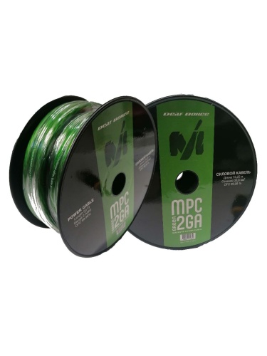Deaf Bonce Machete MPC-2 GA Green силовой кабель 2GA