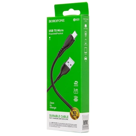 Кабель BOROFONE USB Micro USB BX51