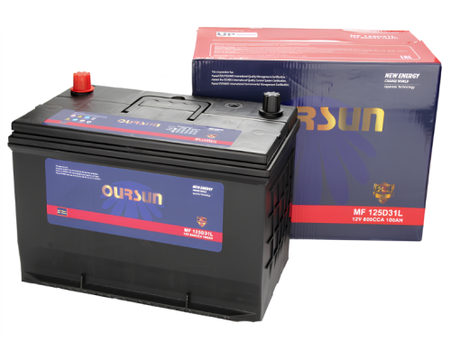 Oursun JIS MF 125D31L 100Ач 800 А аккумулятор автомобильный