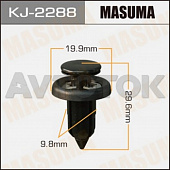 Клипса автомобильная Masuma 2288-KJ