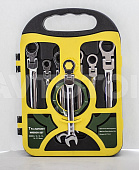 Набор ключей с храповым механизмом и комбинированным гаечным ключом 7PCSRW