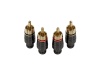Aura RCA-P403 RCA коннектор, 4 мм вход, (4 шт)