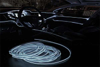Светодиодная лента для подсветки авто - 5 м белая