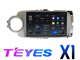 Штатная магнитола Toyota Vitz, Toyota Yaris (2010 - 2014) TEYES X1 MFB дисплея