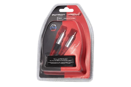 Ural YRCA-PT1F2M кабель Y-разветвитель RCA (1м-2п)