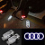 LED подсветка в дверь Audi штатная Q3, Q5, Q7