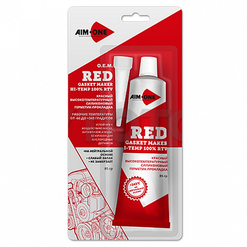 Герметик прокладок AIM-ONE 85г Красный