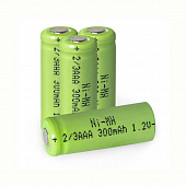 Элемент питания аккумуляторы 2шт Ni-MH никель-металлогидридные тип АА, 1,2В, 4300мАч