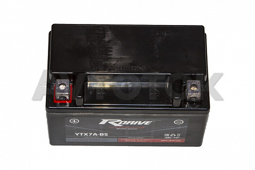 Аккумулятор Rdrive eXtremal Silver YTX7A-BS 6,3А/ч п.т.90а
