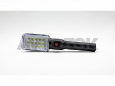 Лампа переноска светодиодная "HiVision", магнит, крюк, 2 типа зарядки 15 LED 380люмен