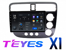 Штатная магнитола Honda Civic (2000 - 2006) TEYES X1 MFB дисплея (правый руль)