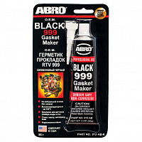 Герметик ABRO MASTERS 999 прокладок силиконовый (чёрный) 85г