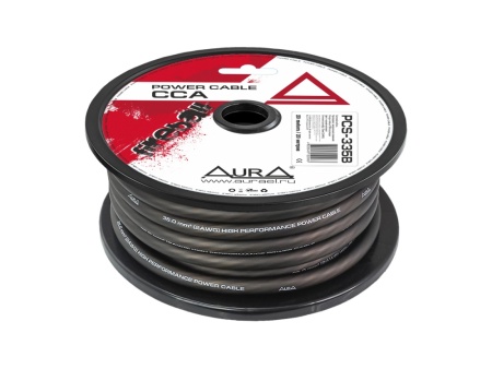 Aura PCS-335B кабель силовой черный 2GA (20 м)
