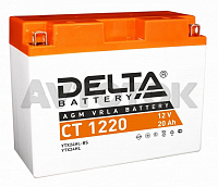 Аккумулятор Delta CT1220 емк.20А/ч; п.т.250А