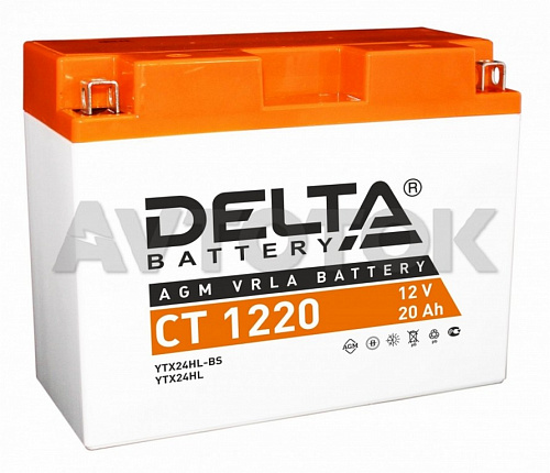 Аккумулятор Delta CT1220 емк.20А/ч; п.т.250А