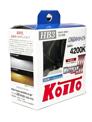 Фото лампа koito 9005 (hb3) 12v 65w Лампа Koito 9005 (HB3) 12V 65W