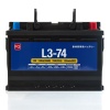 Фото аккумулятор fq l3-74 ёмк.74 ач. п.т. 700 а Аккумулятор FQ L3-74 ёмк.74 Ач. п.т. 700 а