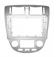 Рамка для установки в Chevrolet Lacetti 2004 - 2013 MFA дисплея (седан, климат, серебристая)