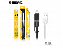 USB кабель REMAX Elegant RC-033t 2 в 1 для iPhone 6s/micro USB