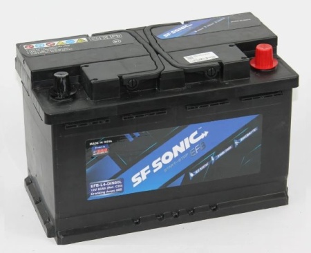 SF SONIC EFB 6СТ-80.0 L4-DIN80L 80Aч 850А аккумулятор