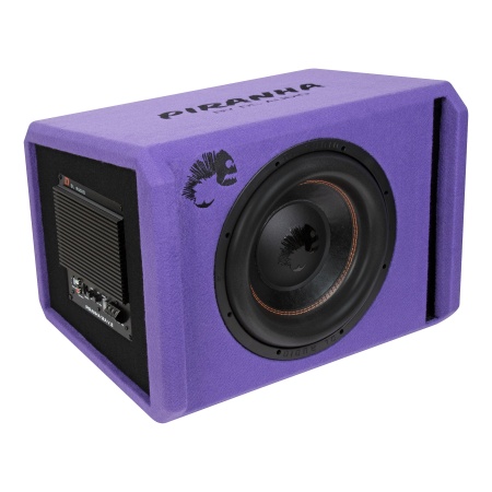 DL Audio Piranha 12A Purple активный корпусной сабвуфер