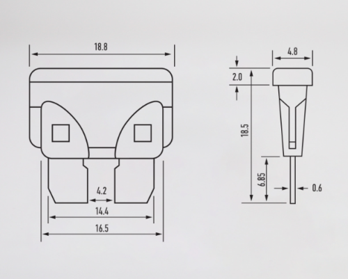 Abro masters 25А предохранитель флажковый