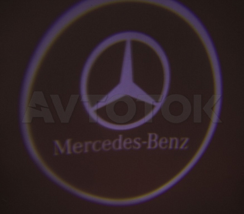 Штатная LED подсветка(2) в дверь Mercedes  ML / A / B / E SPD-MERS-ML