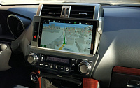 Штатная магнитола Toyota Land Cruiser Prado 150 (2008-2013) Android NX-150D (Кривой экран)