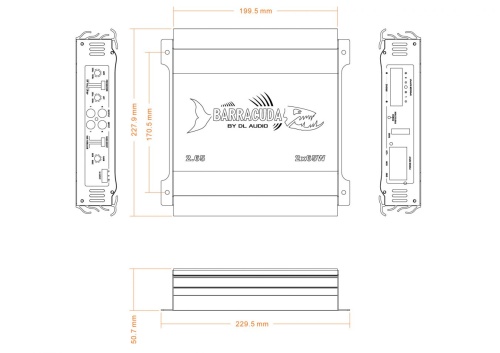 DL Audio Barracuda 2.65 усилитель
