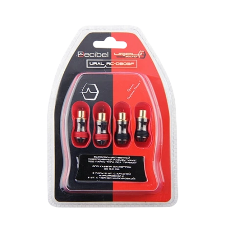 Ural RC-DB03F разъем RCA (мама) прямой