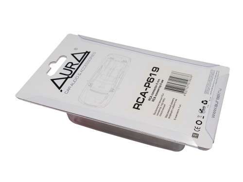 Aura RCA-P619 RCA коннектор, 6 мм вход, (4 шт)