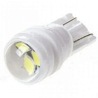 Лампа светодиодная Т10 (W2,1*9,5d) белая, линза 4 SMD 3030 диодов б/ц CANBUS