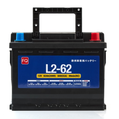 Аккумулятор FQ L2-62 ёмк.62 Ач. п.т. 600 а